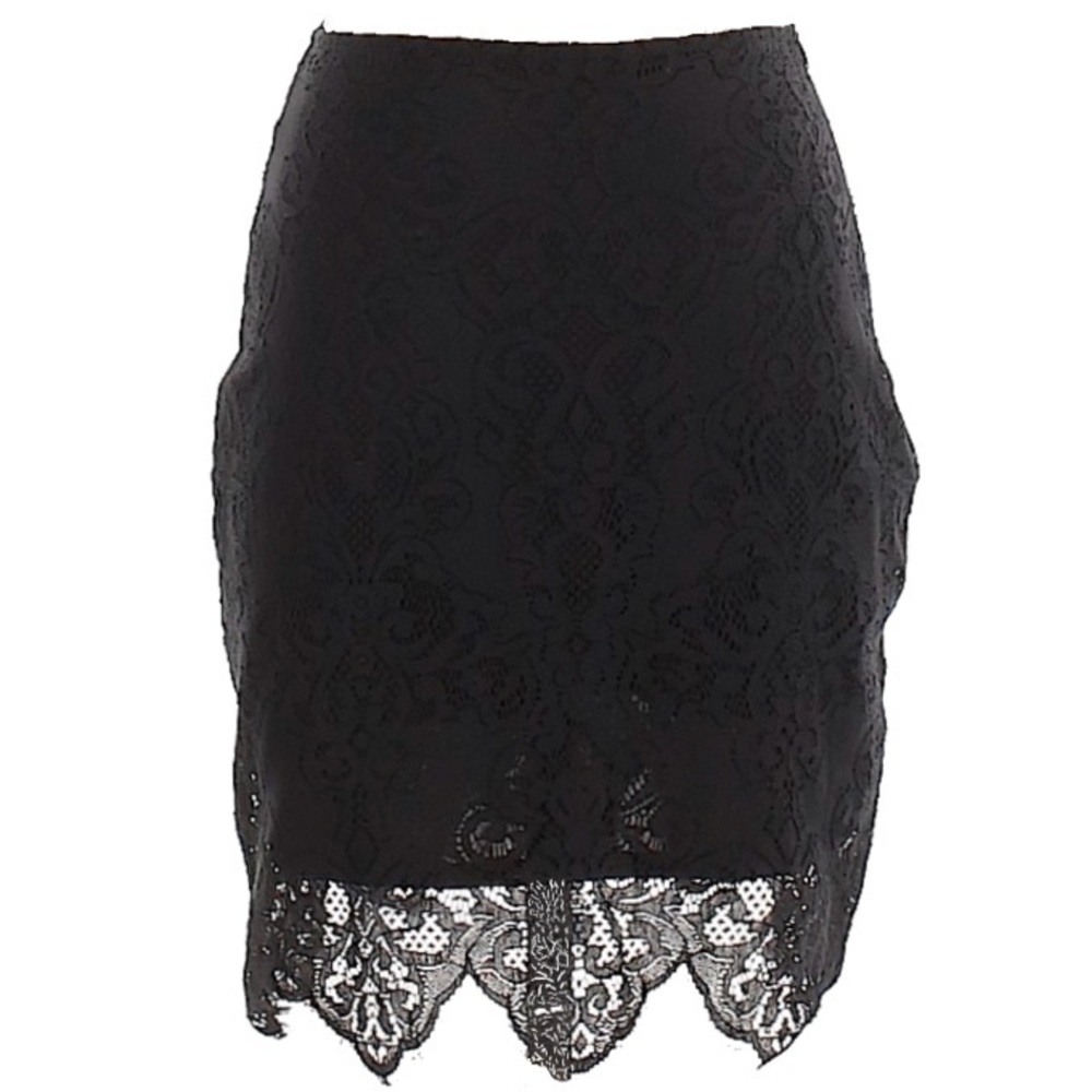 new For Love and Lemons ❦ Midnight Lace Skirt ❦ - Picture 12 of 15